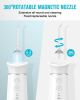 Water Dental Flosser Cordless with Magnetic Charging for Teeth Cleaning, Nursal 7 Clean Settings Portable Rechargeable Oral Irrigator