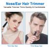 Ear and Nose Hair Trimmer for men and women-2020; Professional nose hair trimmer with Stainless Steel Blad